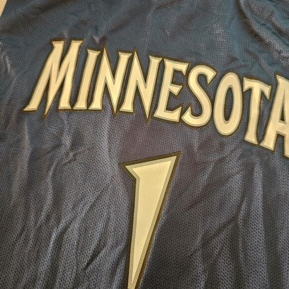 Vintage Signed Auto Minnesota Timberwolves Wesley Johnson NBA Basketball Jersey - Picture 7 of 7